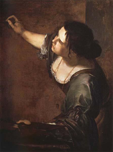 Artemisia gentileschi Self-Portrait as an Allegory of Painting oil painting picture